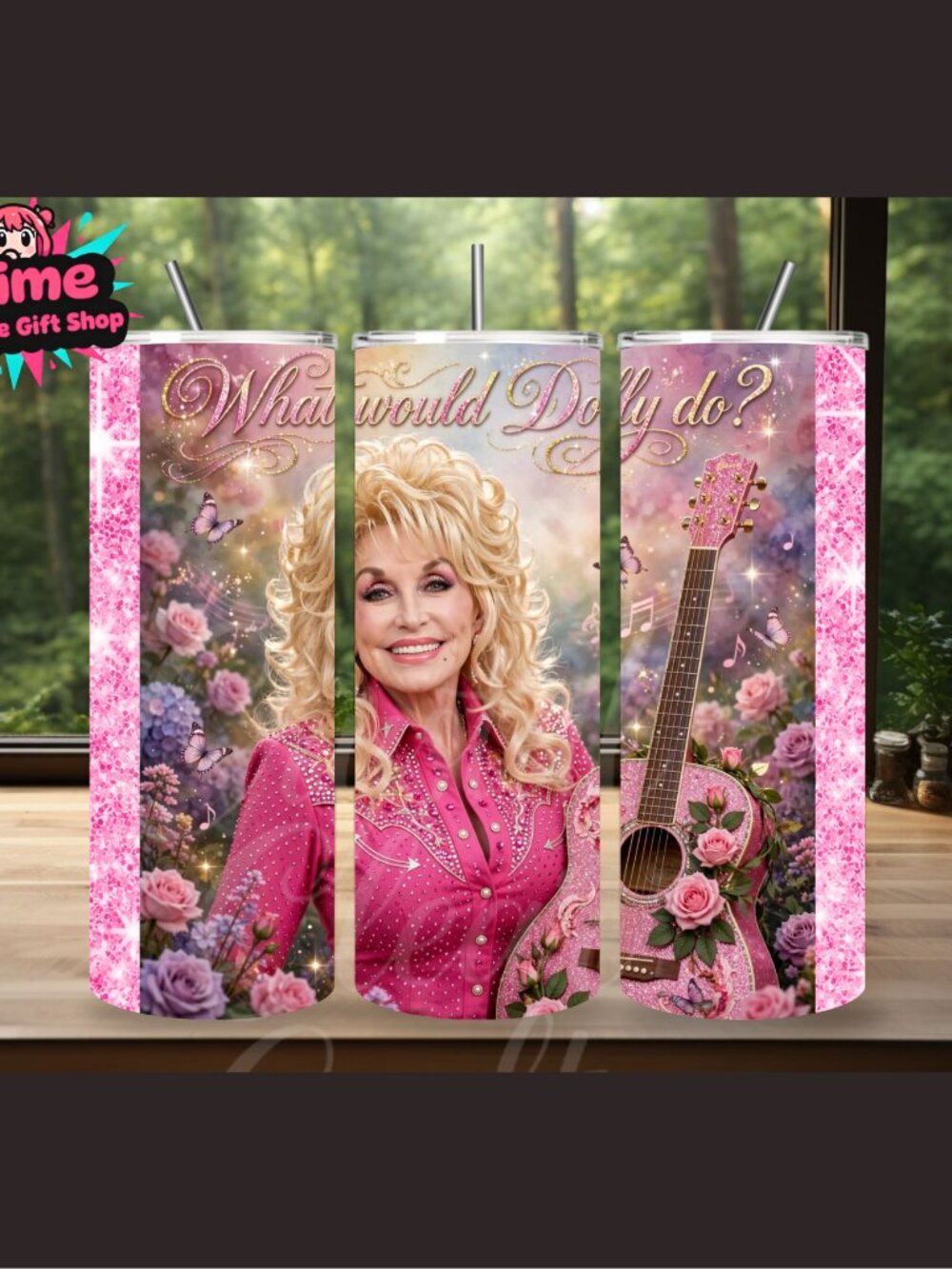 Dolly Parton 20oz Stainless Steel Tumbler - Picture 1 of 1